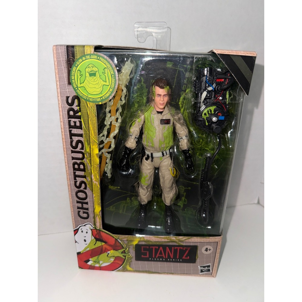 Hasbro Ghostbusters Plasma Series Ray Stantz Glow in the Dark Slimed Figure NEW